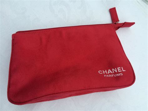 chanel red cosmetic bag|vintage Chanel bag red.